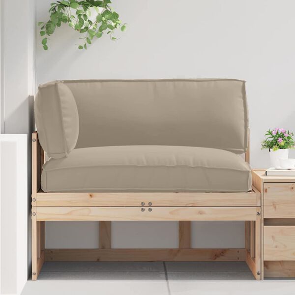 vidaXL Set di Cuscini per Pallet 3 pcs Talpa Tessuto Oxford