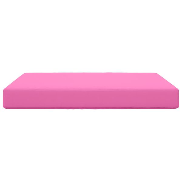 vidaXL Cuscino per divano da esterno Rosa 80 x 80 x 8 cm Poliestere