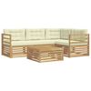 vidaXL Set di divani da esterno 5 pz