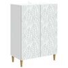 vidaXL Credenza Bianco 66 x 34,5 x 90 cm Legno ingegnerizzato