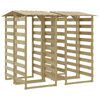 vidaXL Pergole con Tetto 4 pz 100x90x200 cm Legno di Pino Impregnato