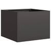 vidaXL Fioriera Nera 40x40x30 cm in Acciaio