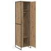 vidaXL Armadio con porta 2 pcs Rovere Artigianale 50 x 50 x 200 cm
