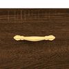 vidaXL Credenza Rovere Marrone 69,5x34x180 cm in Legno Multistrato
