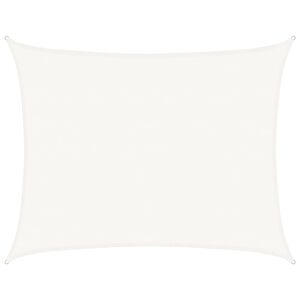 vidaXL Vela Parasole 160 g/m&sup2; Bianca 6x8 m in HDPE
