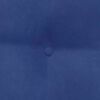 vidaXL Cuscino per Schiena Blu Polizia 80 x 24 x 50 cm Velluto