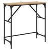 vidaXL Tavolo consolle Rovere artigianale 75 x 32 x 75 cm