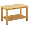 vidaXL Tavolo laterale Olio Naturale 70 x 40 x 45 cm