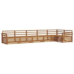 vidaXL Set di divani da esterno 6 pcs Naturale