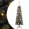 vidaXL Albero di Natale artificiale con 150 LED Verde 120 cm