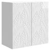 vidaXL Mobiletto a muro Bianco Lucido 59 x 31 x 60 cm