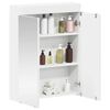 vidaXL Mobiletto per specchio da bagno TULUM Bianco 60 x 16,5 x 78 cm