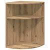 vidaXL Tavolino Rovere artigianale 39,7 x 39,7 x 60 cm