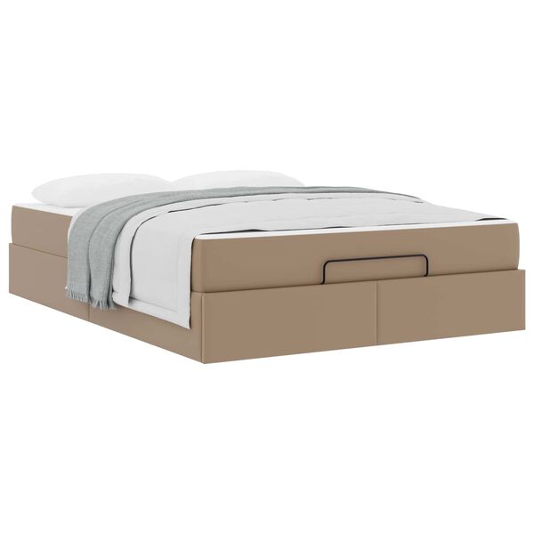 vidaXL Struttura letto con materasso con materasso 2 pcs Tanno PVC