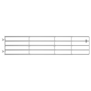 vidaXL Cancello da Giardino in Acciaio 5 Sbarre (150-400)x90cm Argento