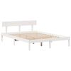 vidaXL Letto senza Materasso Bianco 140x200 cm Legno Massello di Pino