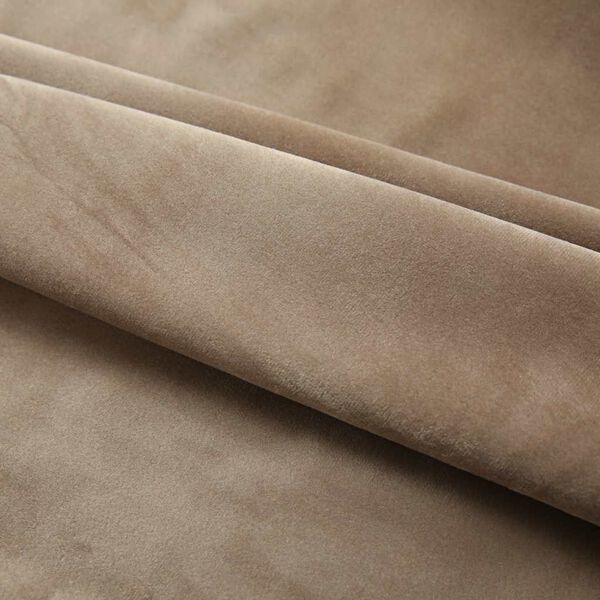 vidaXL Tende Oscuranti con Ganci 2 pz Beige in Velluto 140x175 cm