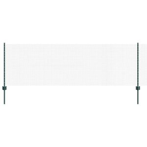 vidaXL Recinzione in rete saldata con pali 50 x 0,8 m Verde Rete