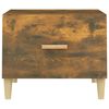 vidaXL Tavolino da Salotto Rovere Fumo 50x50x40 cm Legno Multistrato