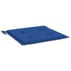 vidaXL Cuscini per Sedia 2 pz Blu Reale 50x50x4 cm in Tessuto Oxford