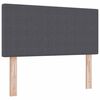 vidaXL Testiera Grigio scuro 90 cm Tessuto in Cords