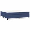 vidaXL Struttura Letto a Rete a Molle Blu 200x200 cm in Tessuto
