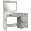 vidaXL Tavolo da Trucco 2 pz Grigio 40 x 41 x 75 cm