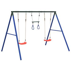 vidaXL Set Gioco da Esterno con Altalene e Trapezio