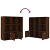 vidaXL Libreria Rovere Marrone 98x30x98 cm