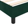vidaXL Struttura Letto a Rete a Molle Verde Scuro 140x200 cm in Velluto