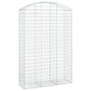 vidaXL Cesto Gabbione ad Arco 150x50x220/240 cm Ferro Zincato