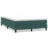 vidaXL Letto a Molle senza Materasso Verde Scuro 140x220 cm Velluto