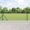 vidaXL Palo della recinzione Verde 50 x 0,5 m (maglia 13 mm)