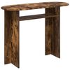 vidaXL Tavolo consolle Rovere Fumo 100 x 39,5 x 75 cm