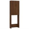 vidaXL Mobile per Lavatrice Rovere Marrone 64x25,5x190 cm