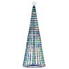 vidaXL Albero di Natale a LED 475 LED Colorato 247 cm