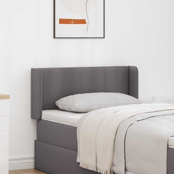 vidaXL Orecchia della Testata 2 pcs Grigio 40 x 16 x 5 cm