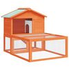 vidaXL Conigliera all'Aperto per Animali Piccoli in Legno