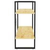 vidaXL Libreria a 2 Ripiani 80x30x70 cm in Legno Massello di Pino