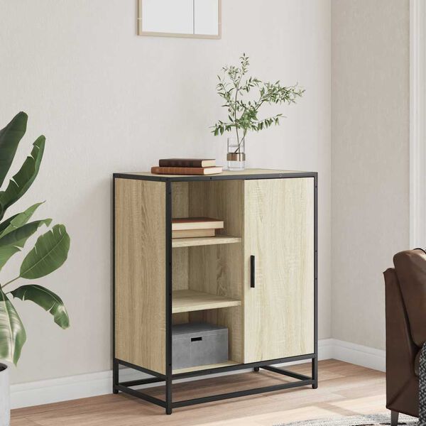 vidaXL Credenza Rovere Sonoma 62x35x76 cm in Legno Multistrato