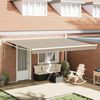 vidaXL Tenda da Sole Beige 450 x 300 x 165 cm Poliestere e Metallo