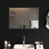 vidaXL Specchio da Bagno con Luci LED 50x70 cm