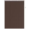 vidaXL Tenda Veneziana Marrone Scuro con Motivo 213 x 160 cm 25 mm PVC