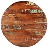 vidaXL Piano per Tavolo &Oslash; 80x2,5 cm Rotondo Legno Massello di Recupero