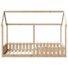 vidaXL Giroletto Casetta per Bambini 90x200 cm Legno Massello di Pino