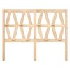 vidaXL Testiera per Letto 141x4x100 cm in Legno Massello di Pino