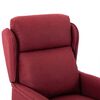 vidaXL Poltrona reclinabile Rosso vino 67.5 x 93.5 x 101.5 cm Tessuto