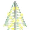 vidaXL Albero di Natale con 100 LED Bianco caldo 120 cm PET