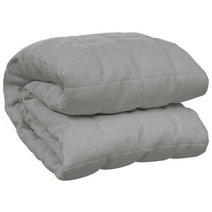 vidaXL Coperta Ponderata Grigia 138x200 cm 6 kg Tessuto
