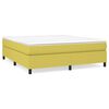 vidaXL Struttura Letto a Rete a Molle Verde 160x200 cm in Tessuto